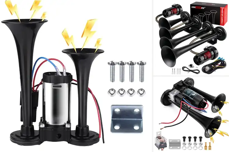 Detailed view of Best 12V Off-Road Air Horn Kits: Top 10 Powerful Upgrades