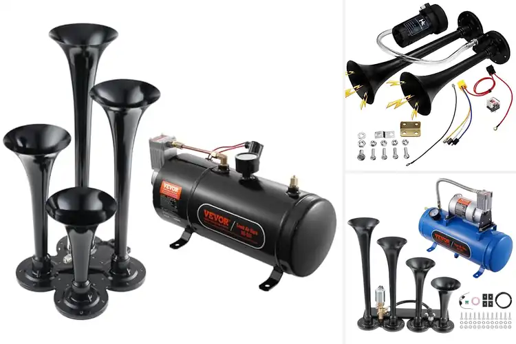 Detailed view of Best 150dB Off-Road Trumpet Air Horn Kits