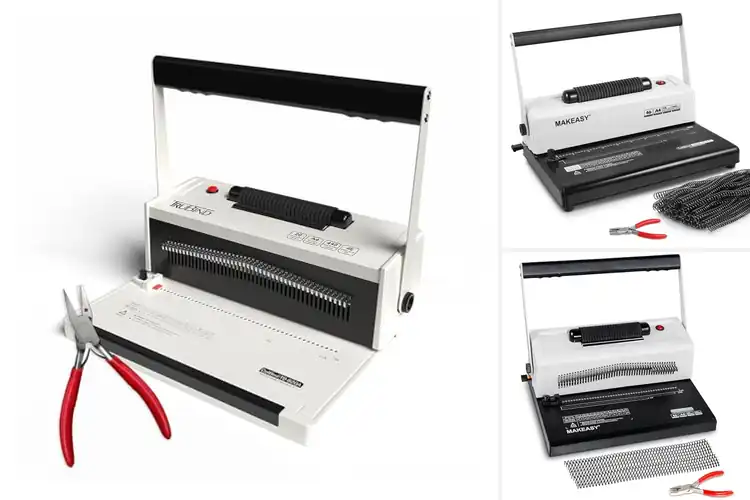 Detailed view of Best Adjustable Booklet Binding Machines