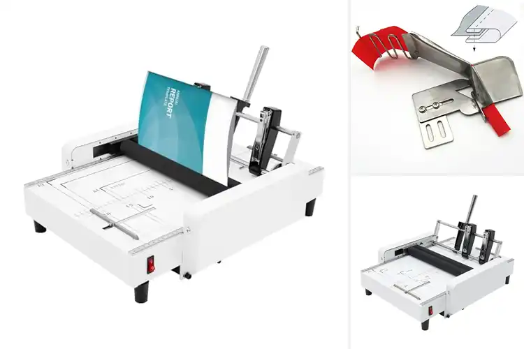 Detailed view of Best All-in-One Binding Folding Machines