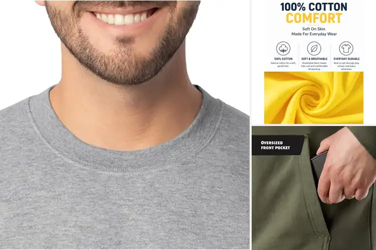Detailed view of Best All-Season Sweatshirts