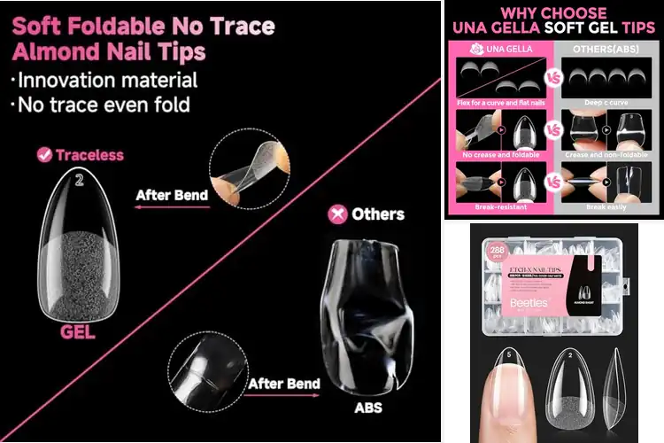 Detailed view of Best Almond Nails: Timeless Elegance Made Easy