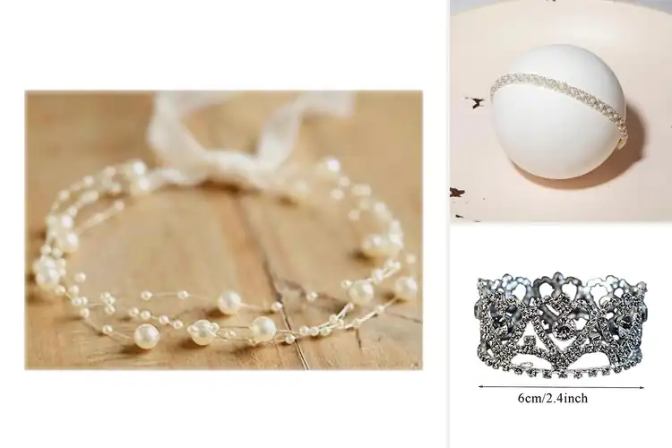 Detailed view of Best Baby Girl Photo Prop Headbands