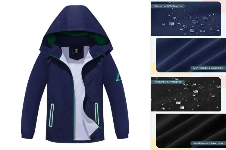 Detailed view of Best Breathable Mesh Lined Jackets For Kids