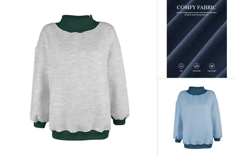 Detailed view of Best Color Block Sweatshirts