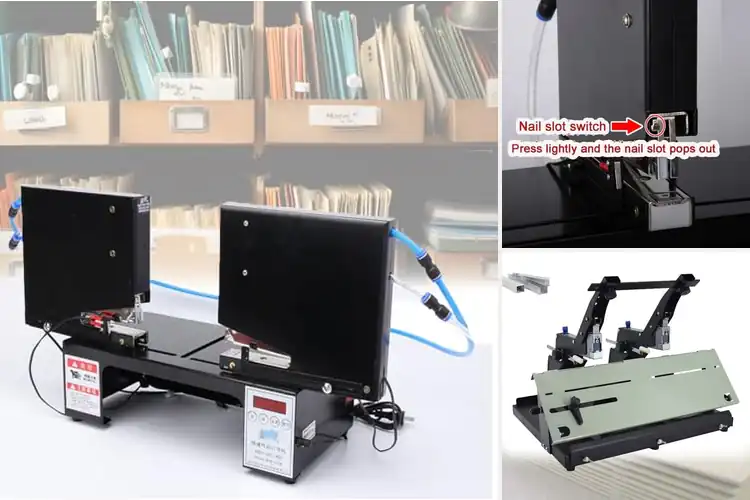 Detailed view of Best Dual Staple Head Binding Machines
