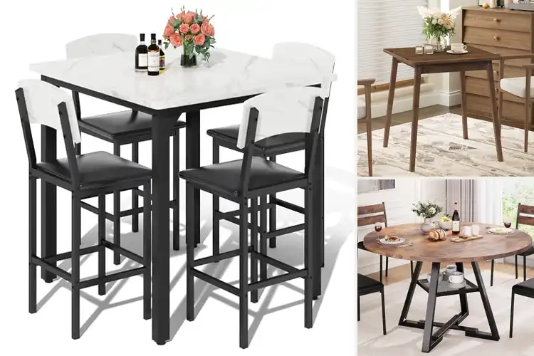 Detailed view of Best Easy Assemble Dining Tables For Dining Rooms