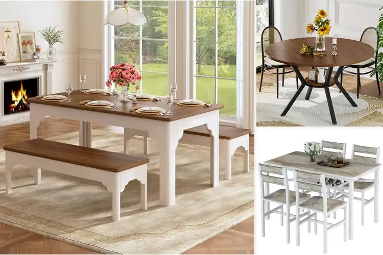 Detailed view of Best Farmhouse Dining Tables For Small Spaces