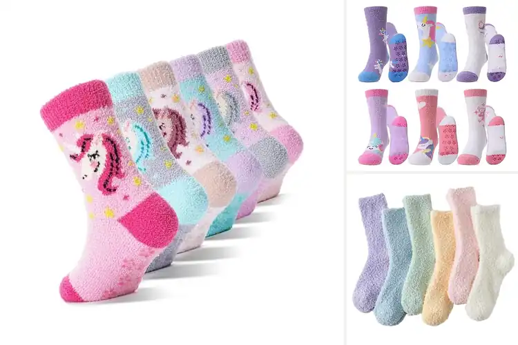 Detailed view of Best Girls Slipper Sock Gifts