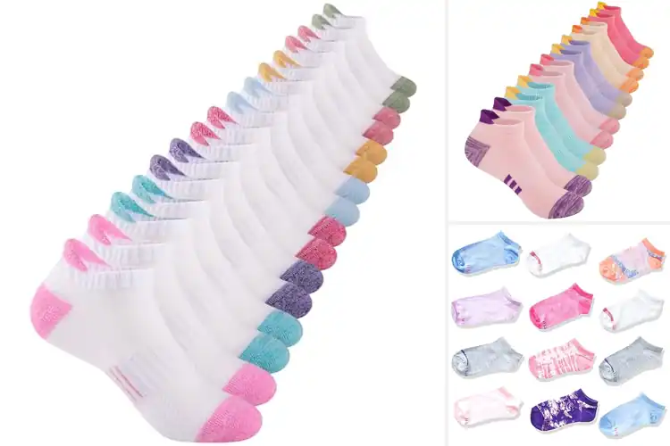 Detailed view of Best Girls Socks: Soft, Breathable & Fun All-Day Comfort