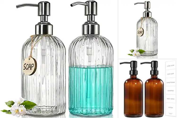 Detailed view of Best Glass Soap Dispensers