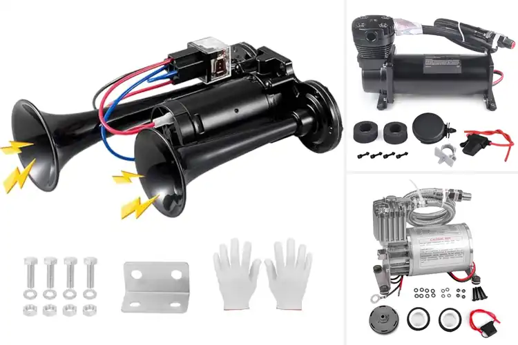 Detailed view of Best Heavy Duty 12V Air Horns