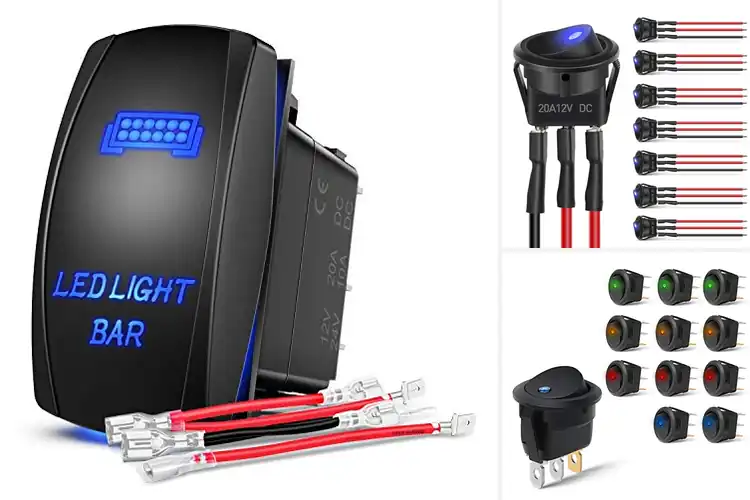 Detailed view of Best LED Rocker Switches for Vehicles