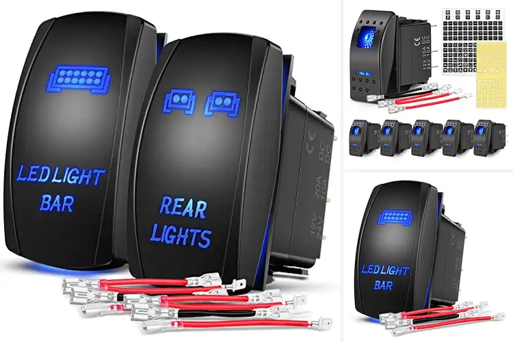Detailed view of Best LED Rocker Switches