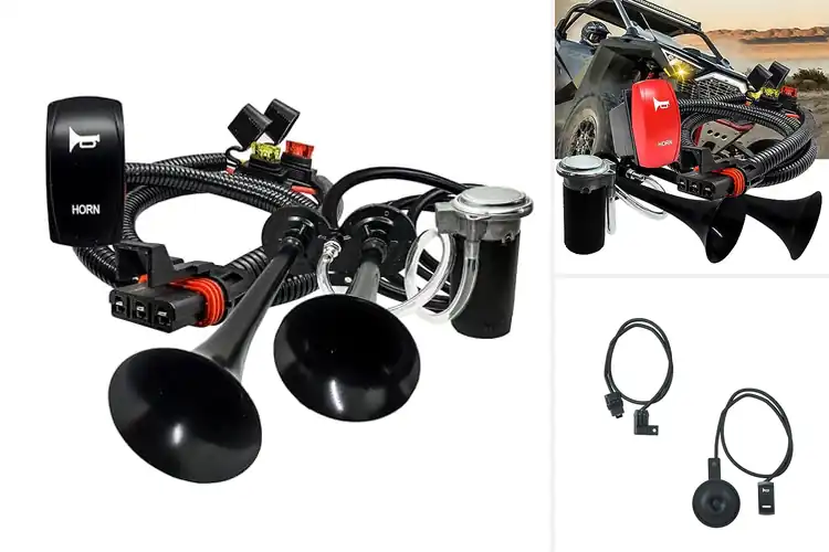 Detailed view of Best No-Splice Polaris Air Horn Kits