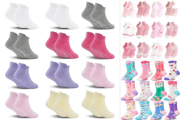 Detailed view of Best Non Skid Socks For Girls: Safety, Style & Comfort Guide