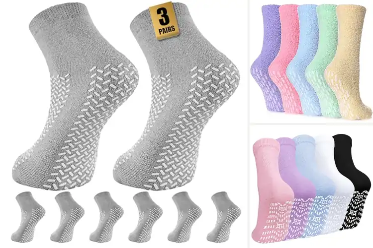 Detailed view of Best Non-Skid Socks: Top 10 Picks for Safety & Comfort