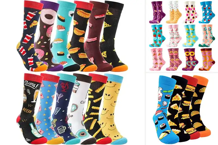 Detailed view of Best Novelty Socks: Step Into Daily Joyful Surprises