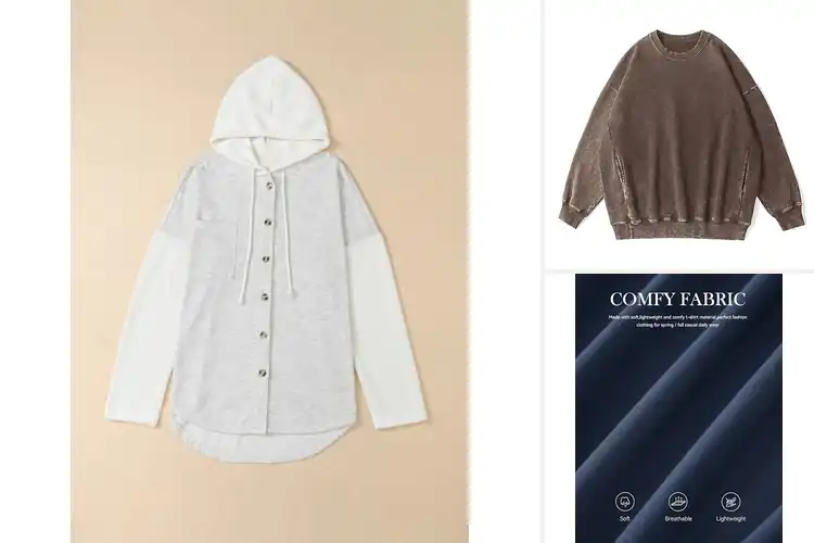 Detailed view of Best Oversized Sweatshirts