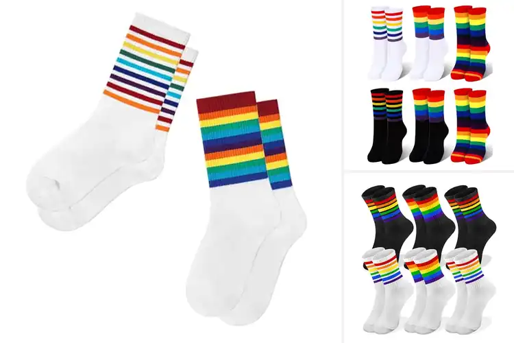 Detailed view of Best Rainbow Socks: Top 10 Picks for Fun & Style