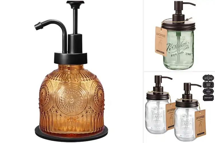 Detailed view of Best Rustic Soap Dispensers