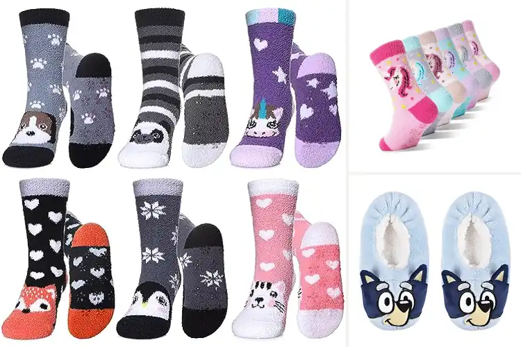 Detailed view of Best Slipper Socks For Girls