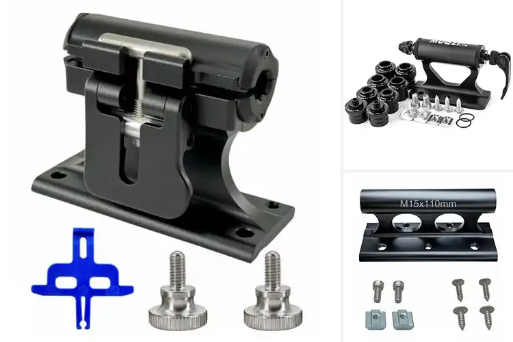 Detailed view of Best Thru Axle Bike Mounts: Secure Transport & Easy Storage