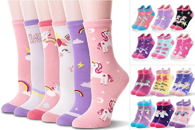 Detailed view of Best Unicorn Novelty Girls Socks: Top 10 Fun & Comfy Picks