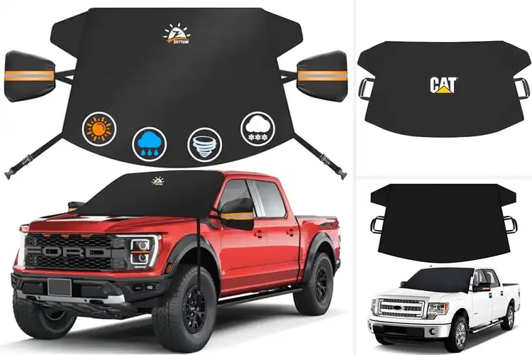 Detailed view of Best Windshield Snow Covers For Mid-Size Trucks