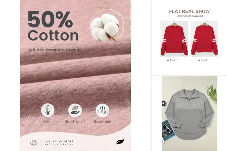 Detailed view of Best Women’s Casual Sweatshirts: 6 Cozy & Stylish Must-Haves