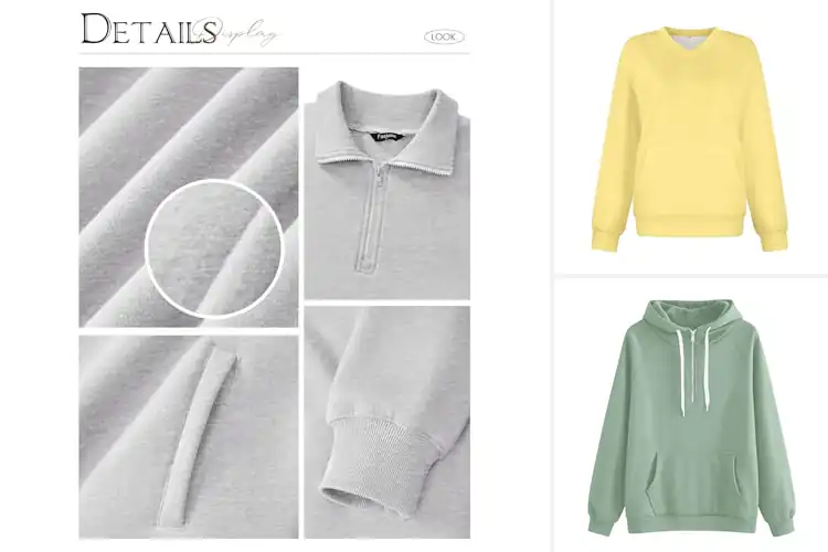 Detailed view of Best Women’s Pocket Sweatshirts: Cozy & Stylish Picks