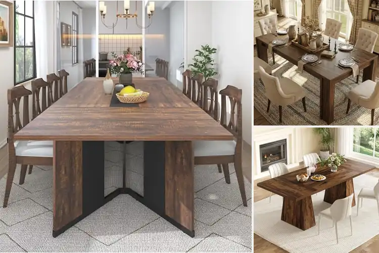 Detailed view of Best Wooden Dining Tables For Family Gatherings
